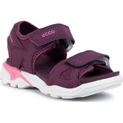 Sandały ECCO - Biom Raft 70064200113 Aubergine. Fioletowe sandały dziewczęce ecco, ze skóry ekologicznej, bez zapięcia. W wyprzedaży za 259,00 zł.