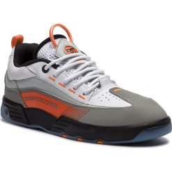 Sneakersy DC - Legacy 98 Slim ADYS100445 Black/White /Orange (KWO). Szare półbuty męskie DC, bez zapięcia. W wyprzedaży za 279,00 zł.