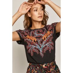 Medicine - T-shirt Indo Bali. Szare bluzki damskie MEDICINE, s, z nadrukiem, z bawełny, z okrągłym kołnierzem. Za 59,90 zł.