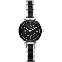 Zegarek DKNY - Ellington NY2590 Silver/Black/Black. Czarne zegarki damskie DKNY. W wyprzedaży za 589,00 zł.