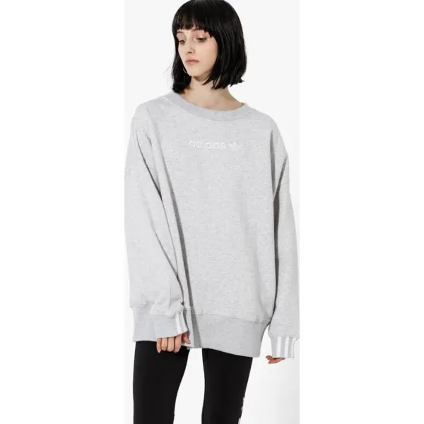 Adidas Bluza Coeeze Sweat Coeeze , szary, rozmiar M. Szare bluzy damskie Adidas, s, w paski, z bawełny, bez rękawów, bez kaptura. W wyprzedaży za 179,99 zł.