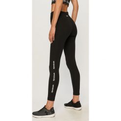 Reebok - Legginsy. Czarne spodnie damskie Reebok, s, z elastanu. Za 129,90 zł.