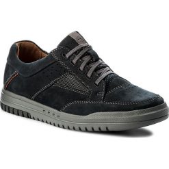 Półbuty CLARKS - Unrhombus Go 261279607 Dark Navy. Niebieskie półbuty skórzane męskie Clarks. W wyprzedaży za 349,00 zł.
