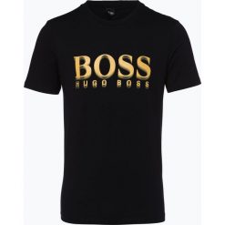 BOSS Casual - T-shirt męski – TLax 1, czarny. Czarne t-shirty męskie marki BOSS Casual, s, z napisami. Za 199,95 zł.