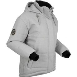 Kurtka pikowana outdoorowa bonprix jasnoszary melanż. Szare kurtki damskie marki bonprix, s, bez wzorów, bez kaptura. Za 139,99 zł.