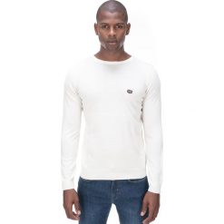 Sweter w kolorze białym. Białe swetry męskie GALVANNI, xl, bez wzorów, z wełny, z okrągłym kołnierzem, bez kaptura. W wyprzedaży za 239,95 zł.