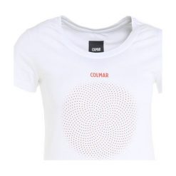 Topy sportowe damskie: Colmar JERICO Tshirt z nadrukiem white
