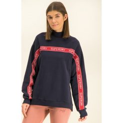 Bluza Superdry Orla W2000081A. Szare bluzy damskie Superdry, bez wzorów, z bawełny, bez rękawów, bez kaptura. W wyprzedaży za 219,00 zł.