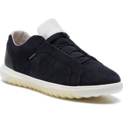 Półbuty GEOX - U Nexside A U927GA 00022 C4002 Navy. Niebieskie półbuty męskie Geox, na co dzień, bez wzorów, z zamszu, eleganckie, bez zapięcia. W wyprzedaży za 379,00 zł.