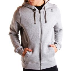 REEBOK ELEMENTS FLEECE FULL-ZIP > D94204. Bluzy męskie Reebok, xs, bez wzorów, z bawełny, street, z kapturem, bez rękawów, z kapturem. Za 189,99 zł.