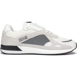 Versace Jeans Couture Tenisówki Biały Szary. Szare trampki męskie Versace Jeans Couture, bez wzorów, z jeansu, bez zapięcia. Za 686,95 zł.