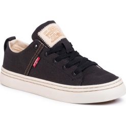 Tenisówki LEVI'S - Sherwood S Low 231759-733-59 Regular Black. Czarne półbuty damskie Levi's®, bez wzorów, z gumy, bez zapięcia. Za 239,00 zł.
