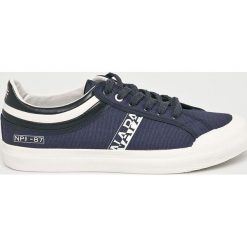 Napapijri - Buty. Niebieskie buty sportowe męskie Napapijri, z gumy, na sznurówki. Za 319,90 zł.
