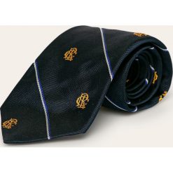 Polo Ralph Lauren - Krawat. Niebieskie krawaty męskie Polo Ralph Lauren, bez wzorów, z jedwabiu. Za 389,90 zł.
