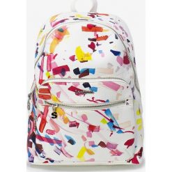 Desigual Confetti Lima Plecak Wielokolorowy. Białe plecaki damskie Desigual, w paski, z materiału. Za 378,95 zł.
