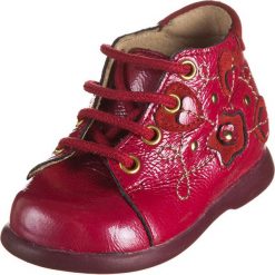 Buciki niemowlęce: Skórzane buty „Tricot Lim” w kolorze czerwonym do nauki chodzenia