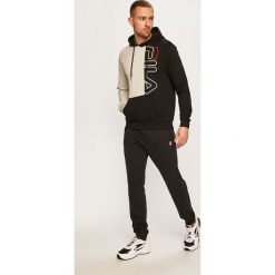 Fila - Bluza. Czarne bluzy męskie Fila, s, z nadrukiem, z bawełny, z kapturem. W wyprzedaży za 199,90 zł.