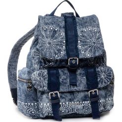 Plecak DESIGUAL - 20SAKA17 5000. Niebieskie plecaki damskie Desigual, bez wzorów, z materiału, klasyczne. W wyprzedaży za 359,00 zł.