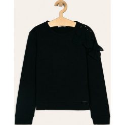 Liu Jo - Bluza dziecięca 128-170 cm. Niebieskie bluzy dziewczęce Liu Jo, bez wzorów, z elastanu, bez rękawów, bez kaptura. W wyprzedaży za 269,90 zł.