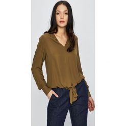 Scotch & Soda - Bluzka. Brązowe bluzki damskie Scotch & Soda, na co dzień, s, bez wzorów, z poliesteru, casualowe, bez kołnierzyka, bez rękawów. W wyprzedaży za 199,90 zł.