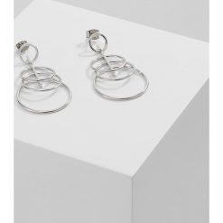 Kolczyki damskie: Whistles MEDIUM 4 HOOP DROP EARRING Kolczyki silvercoloured