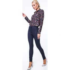 Spodnie eleganckie granatowe MP44422. Spodnie damskie Fasardi, s. Za 69,00 zł.