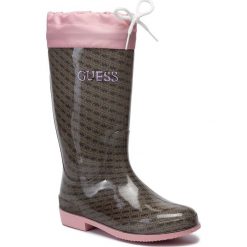 Kalosze GUESS - Paola FJ8PAA FAL11 ROSE. Różowe kalosze damskie Guess, z aplikacjami, z tworzywa sztucznego. W wyprzedaży za 199,00 zł.