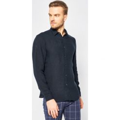 Koszula Boss Lukas 50405666. Czarne koszule męskie Boss, m, bez wzorów, ze lnu, casualowe, bez kołnierzyka, bez rękawów. Za 549,00 zł.