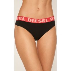 Diesel - Figi. Czarne majtki damskie Diesel, s, bez wzorów, z elastanu. Za 89,90 zł.
