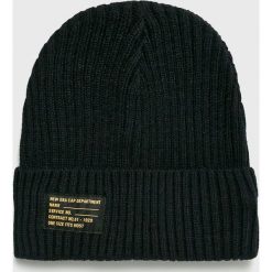 New Era - Czapka. Niebieskie czapki męskie marki New Era, z wełny. W wyprzedaży za 99,90 zł.