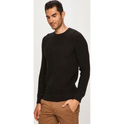 Selected - Sweter. Niebieskie swetry męskie Selected, s, bez wzorów, z bawełny, z okrągłym kołnierzem, bez kaptura. W wyprzedaży za 139,90 zł.