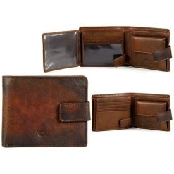 Portfel skórzany DAAG Alive P-05 vintage koniakowy w pudełku - Koniakowy. Portfele męskie daag, bez wzorów, ze skóry. Za 139,99 zł.