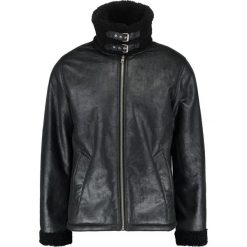 Topman RADA FLIGHT Kurtka ze skóry ekologicznej black. Czarne kurtki męskie skórzane marki Topman, m. W wyprzedaży za 407,20 zł.