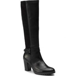 Kozaki CAPRICE - 9-25611-23 Black Comb 019. Czarne kozaki damskie Caprice, ze skóry, bez obcasa, bez zapięcia. W wyprzedaży za 369,00 zł.