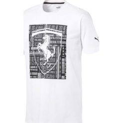 Puma Big Shield Koszulka Biały. Białe podkoszulki męskie Puma, xs, z nadrukiem, z bawełny, z krótkim rękawem. Za 206,95 zł.