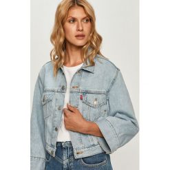 Levi's - Kurtka jeansowa. Niebieskie kurtki damskie Levi's®, s, bez wzorów, z bawełny, krótkie. Za 529,90 zł.