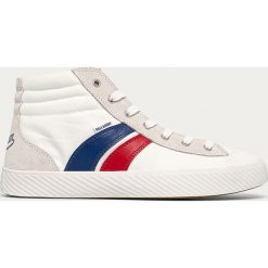 Palladium - Trampki. Białe trampki męskie Palladium, bez wzorów, ze skóry, na sznurówki. Za 379,90 zł.