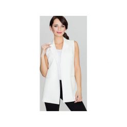 Kamizelki K285 Ecru. Brązowe kamizelki damskie Lenitif, xl, z wiskozy, eleganckie. Za 119,00 zł.