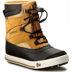 Buty zimowe chłopięce: Śniegowce MERRELL – Snow Bank 2Wtrpf MC56187 Wheat