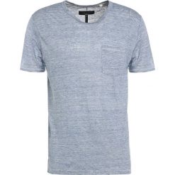 Koszulki polo: rag & bone OWEN TEE Tshirt basic blue
