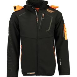 Kurtka softshellowa "Tarek" w kolorze czarnym. Czarne kurtki męskie Canadian Peak, s, bez wzorów, bez kaptura. W wyprzedaży za 252,95 zł.