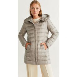 Mango - Kurtka Marais. Czarne kurtki damskie Mango, s, w paski, z poliesteru, krótkie. Za 299,90 zł.