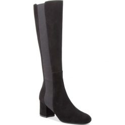 Kozaki POLLINI - SA26086G06TA0000 W.Boot. Czarne buty zimowe damskie Pollini, ze skóry, przed kolano, na wysokim obcasie, na obcasie. Za 1899,00 zł.