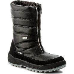 Buty zimowe damskie: Śniegowce MANITU – 991177 Schwarz 1