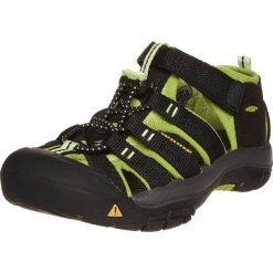 Keen NEWPORT Sandały trekkingowe black/lime green. Czarne sandały chłopięce Keen, z materiału. Za 239,00 zł.