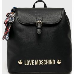 Love Moschino - Plecak. Czarne plecaki damskie marki Love Moschino, z materiału. Za 919,90 zł.