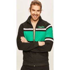 Diadora - Bluza. Czarne bluzy męskie Diadora, s, z aplikacjami, z bawełny, z kapturem, bez rękawów, bez kaptura. Za 299,90 zł.