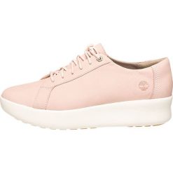 Skórzane sneakersy "Berlin Park" kolorze jasnoróżowym. Trampki i tenisówki damskie Timberland. W wyprzedaży za 295,95 zł.