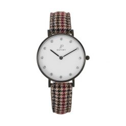 Zegarek JP Gatsby Zegarek damski Aurora Black White / Brown JPG5014 uniwersalny. Czerwone zegarki damskie JP Gatsby. Za 323,10 zł.