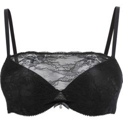 Biustonosz usztywniany bonprix czarny. Czarne biustonosze bardotka bonprix. Za 44,99 zł.